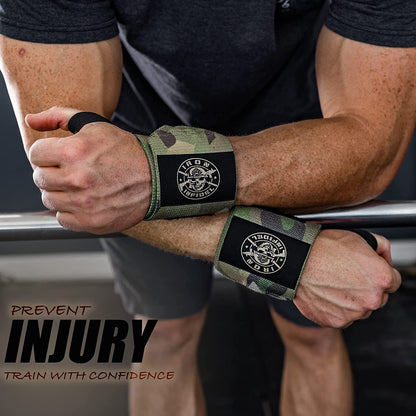 Wrist Wraps for Weightlifting - 18" Heavy Duty Support for Working Out, Gym Accessories for Men - Use for Lifting, Crossfit, Fitness, Exercise, Bench Press, Powerlifting